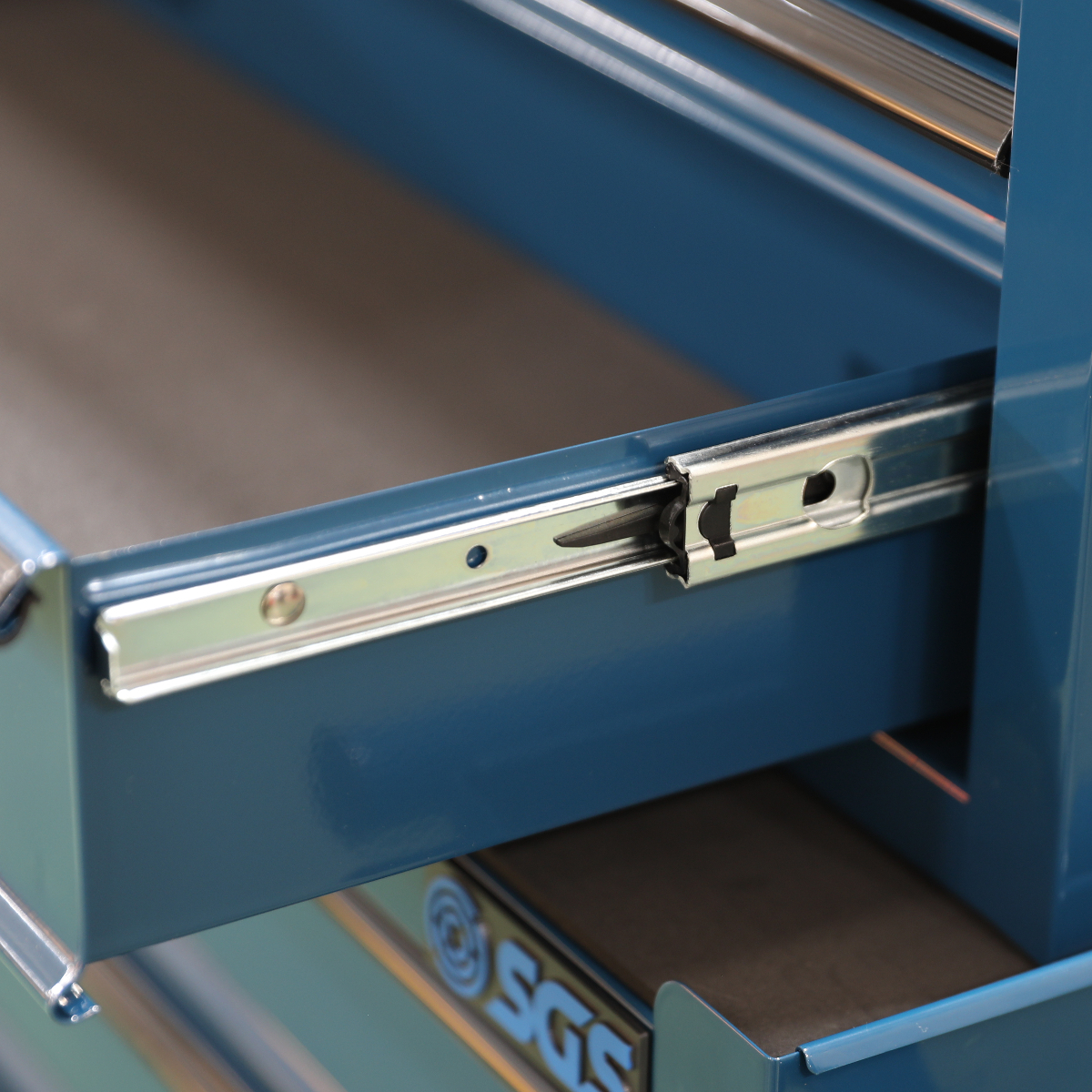 SGS Mechanics 8 Drawer Tool Box Chest & Roller Cabinet | Blue